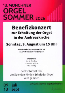 Münchner Orgelsommer 2026